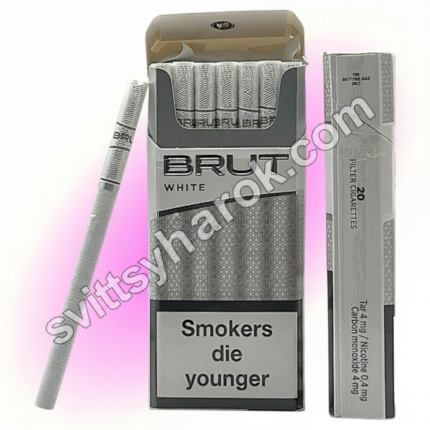 BRUT Slims White